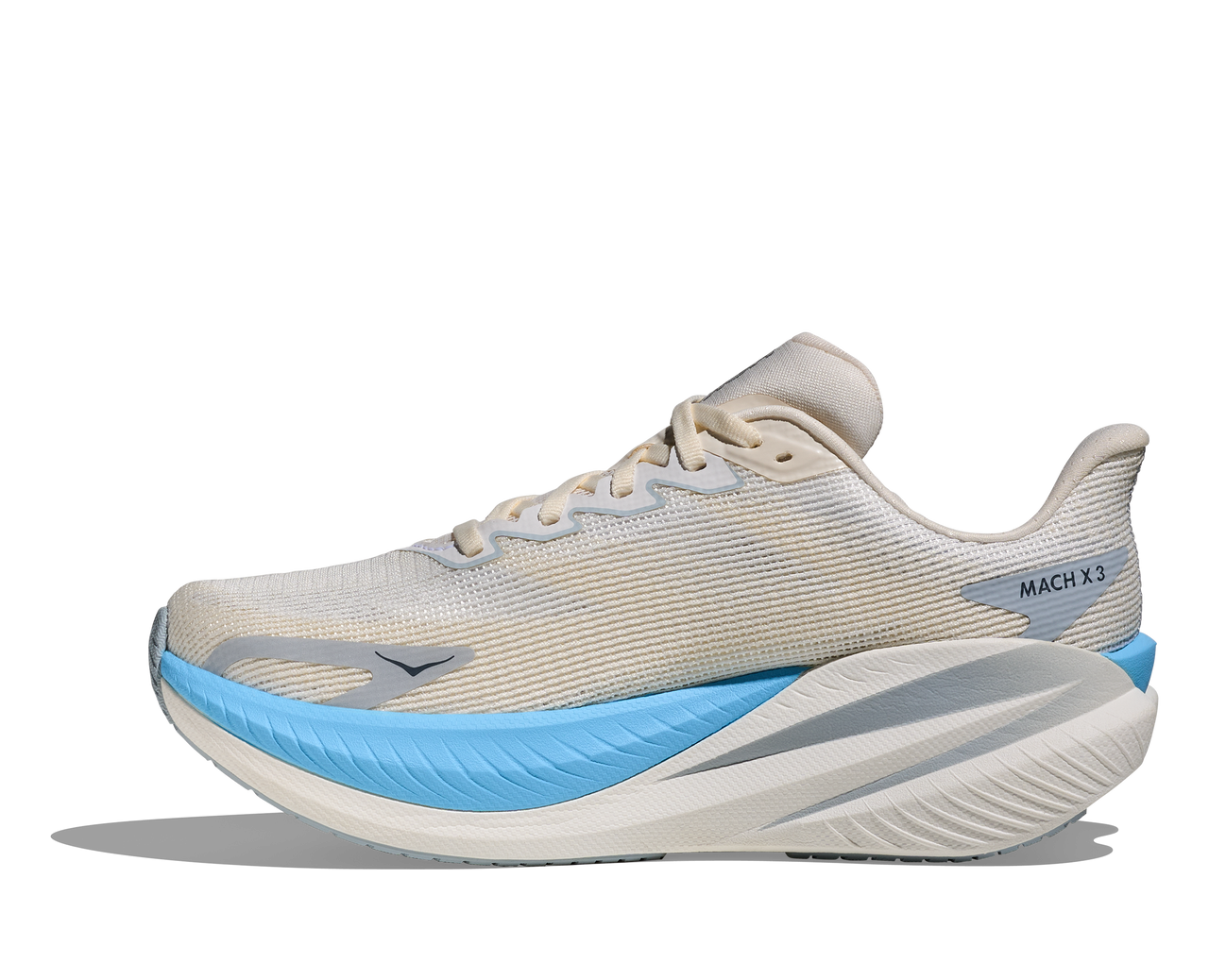 HOKA Mach X 3 Women’s Neutral Plated Running Shoe - White/Alabaster