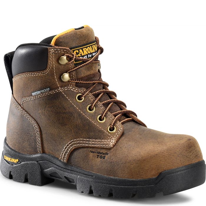 Carolina Boots Women's 6" Waterproof Composite Toe Work Boot - Wide