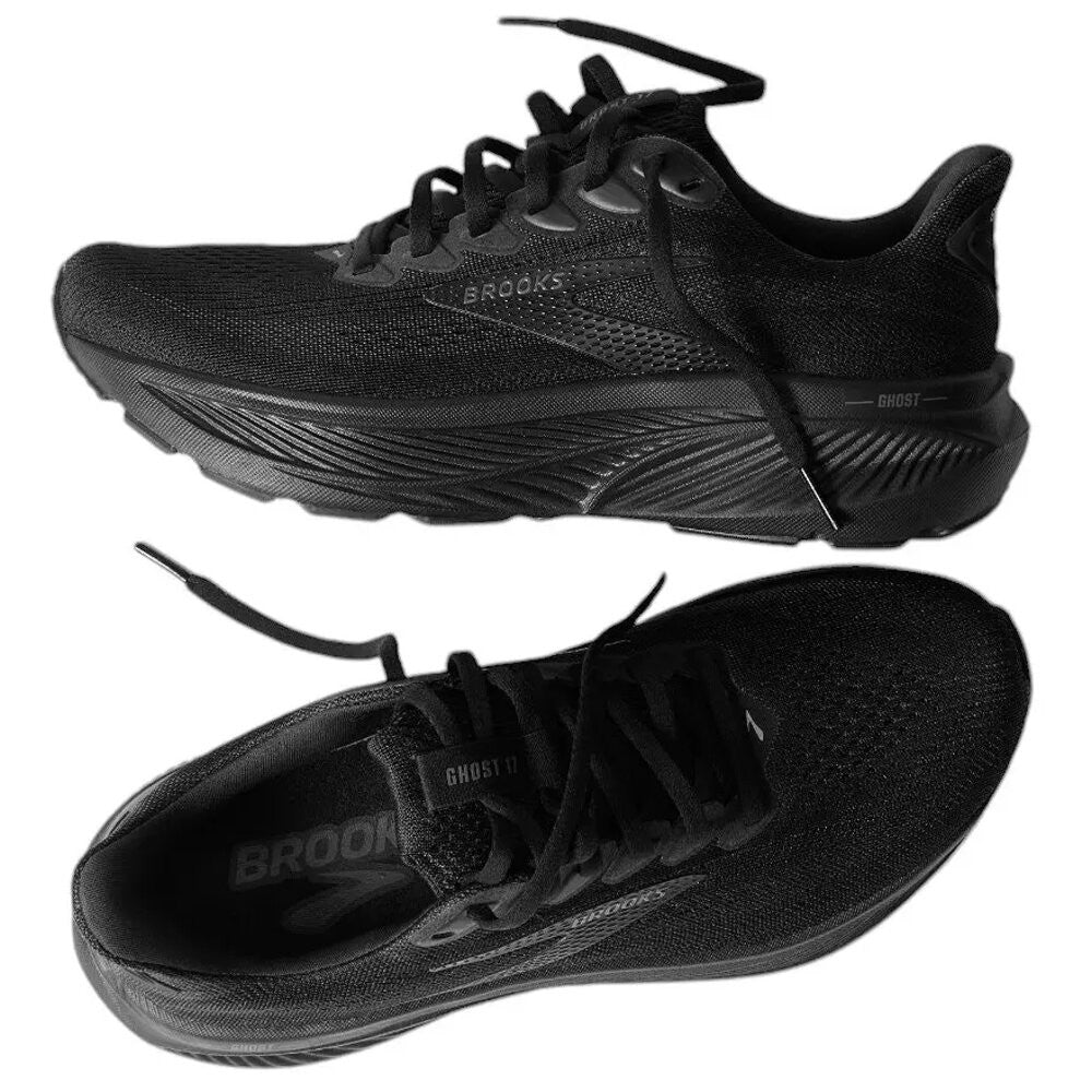 Brooks Women's Ghost 17 Running Shoes - Black/Black/Ebony