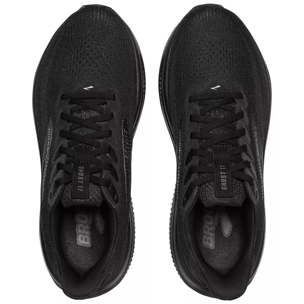 Brooks Women's Ghost 17 Running Shoes - Black/Black/Ebony