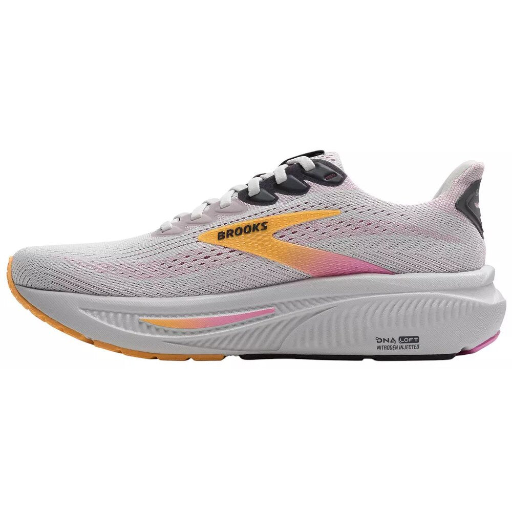 Brooks Women's Ghost 17 Running Shoes - Oyster/Apricot/Pink