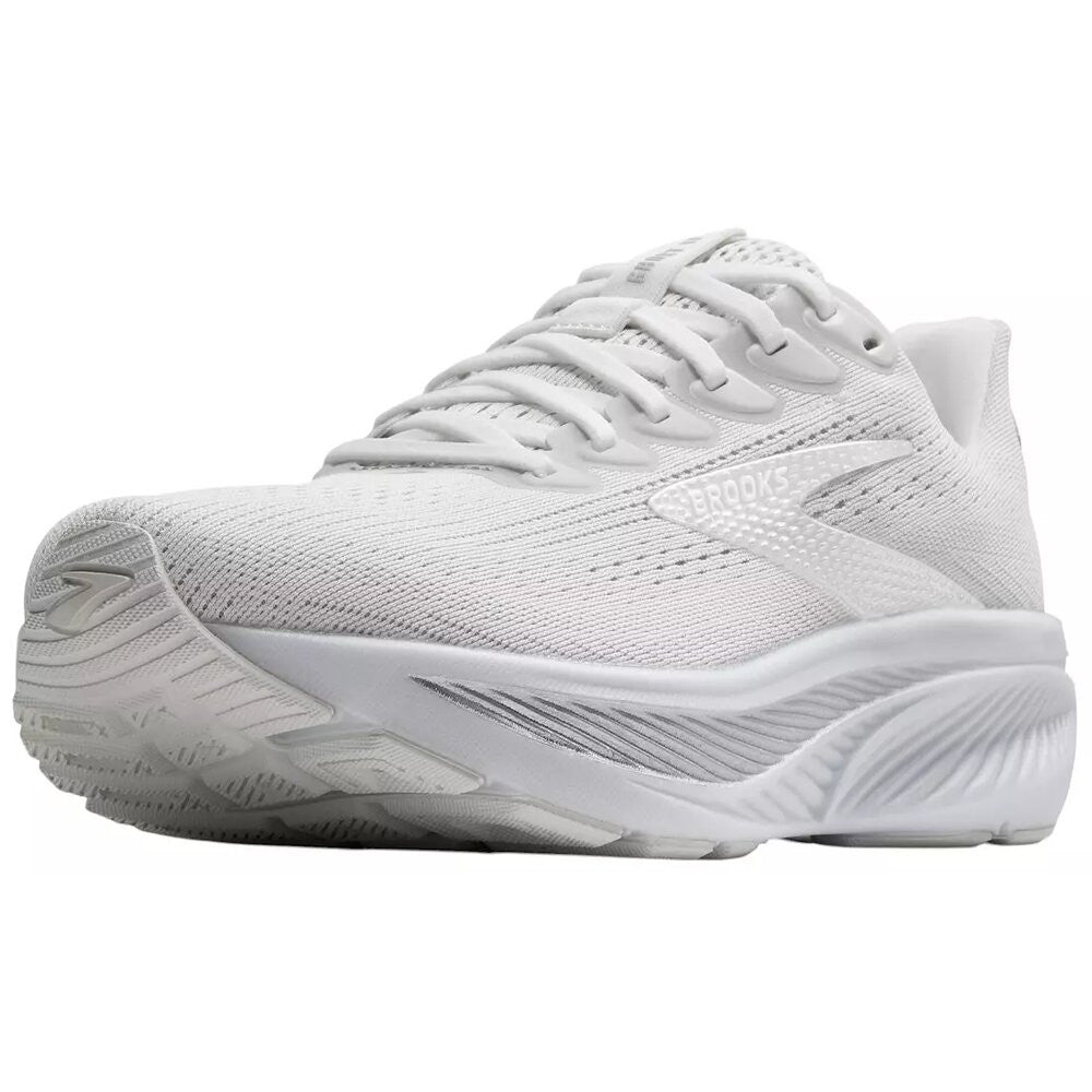 Brooks Women's Ghost 17 Running Shoes - White/White/Grey