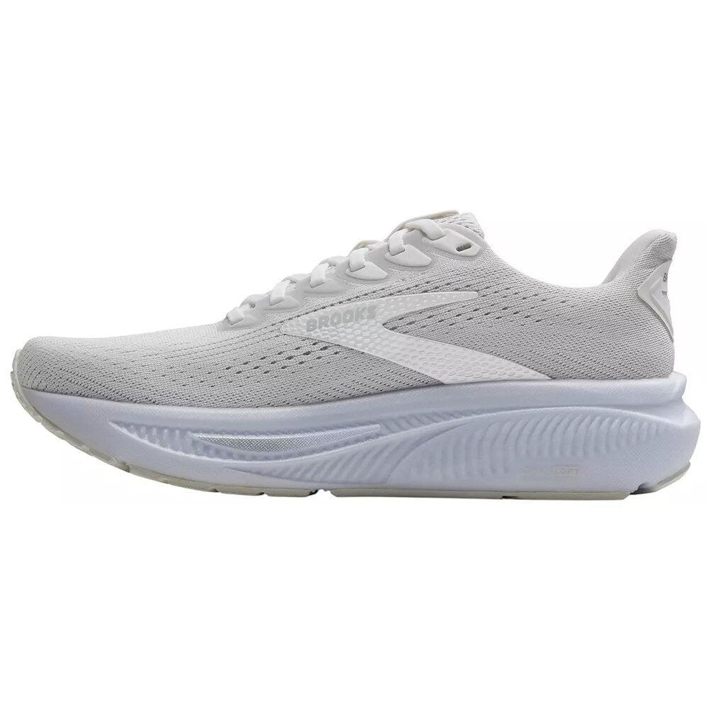 Brooks Women's Ghost 17 Running Shoes - White/White/Grey