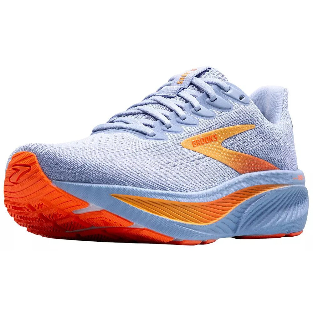 Brooks Women's Ghost 17 Running Shoes - Blue Heron/White/Orange