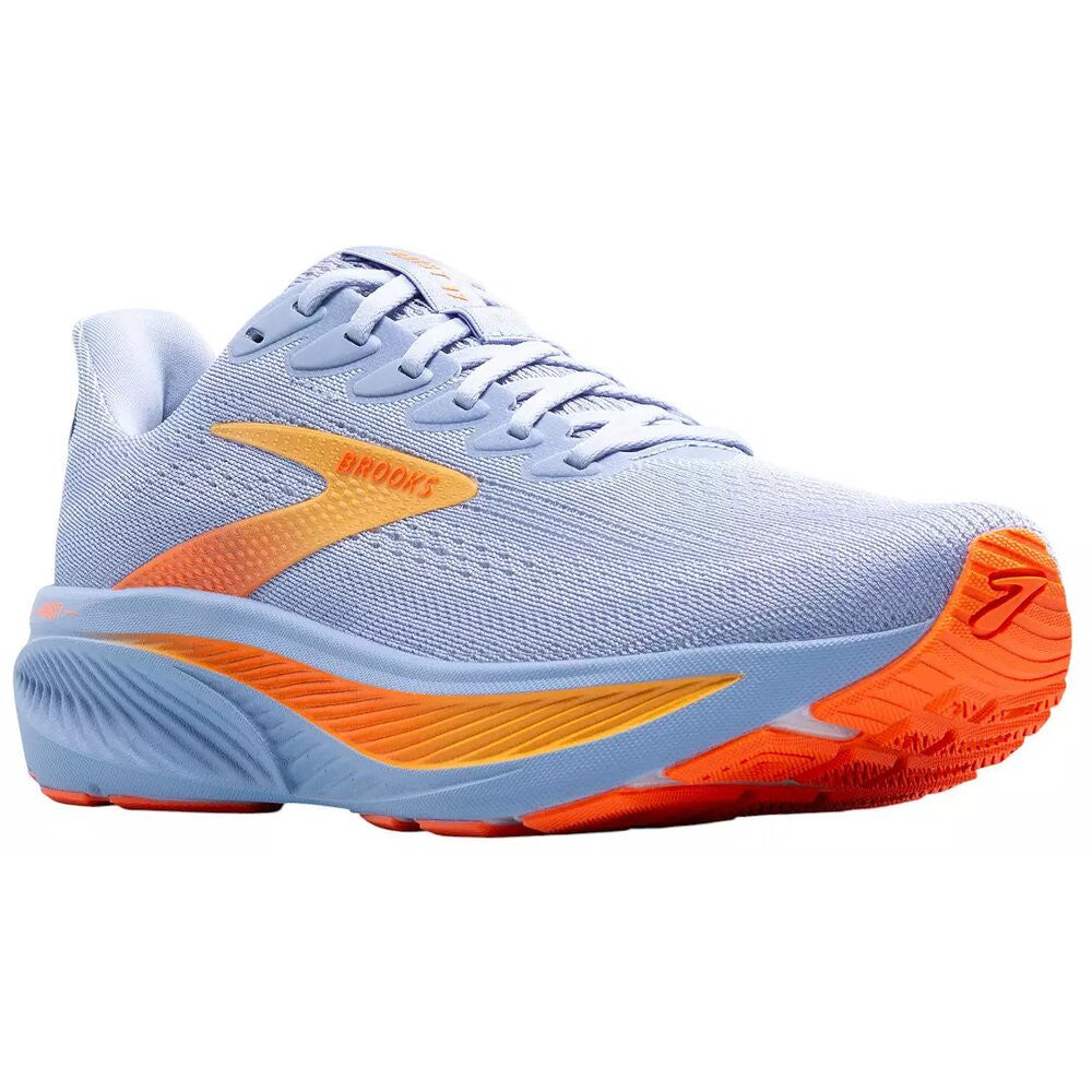 Brooks Women's Ghost 17 Running Shoes - Blue Heron/White/Orange