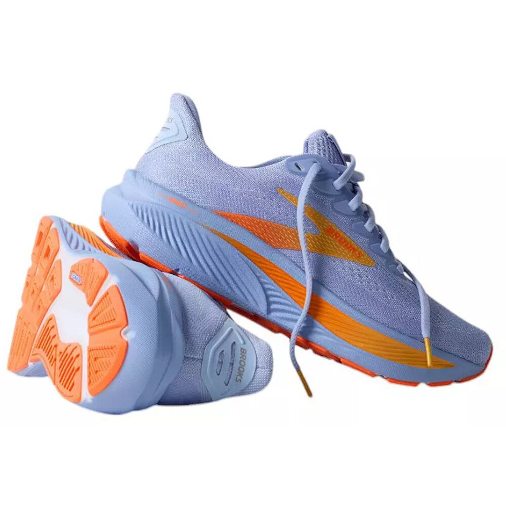 Brooks Women's Ghost 17 Running Shoes - Blue Heron/White/Orange