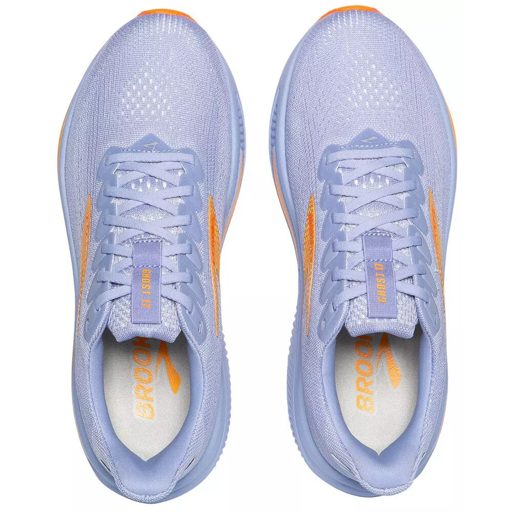 Brooks Women's Ghost 17 Running Shoes - Blue Heron/White/Orange