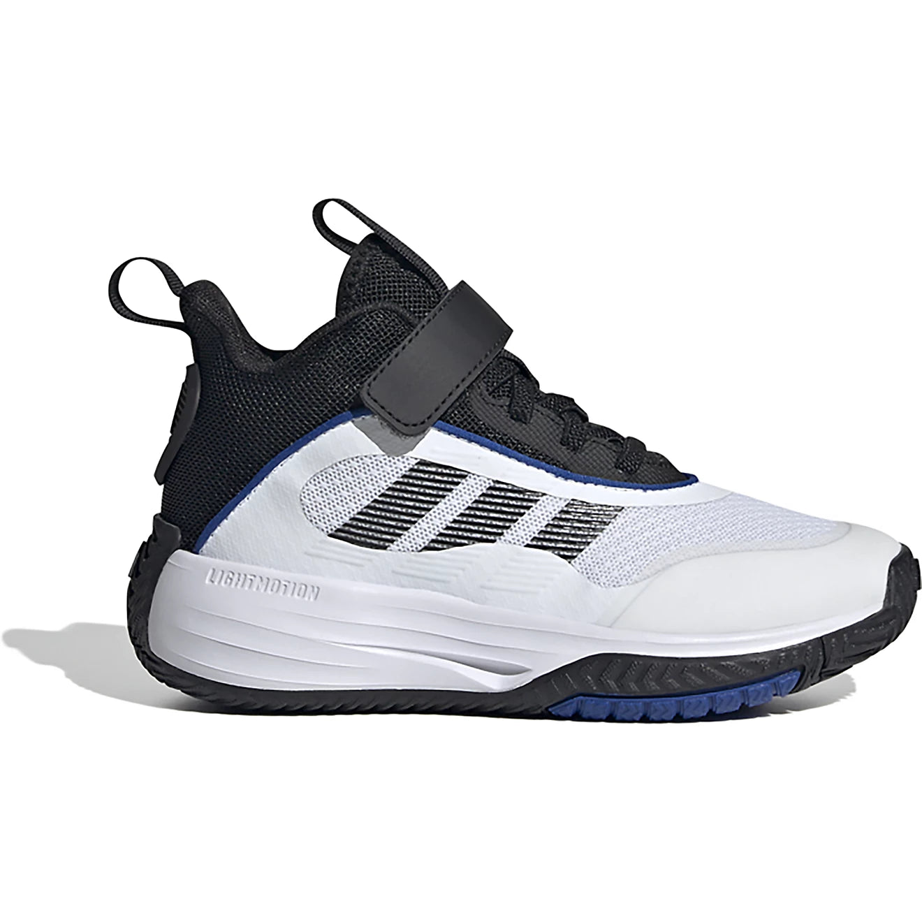 Adidas Kids Own The Game 3.0 Basketball Shoes - White/Black