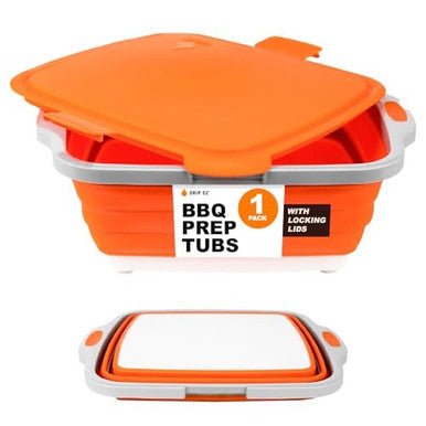Drip Ez V2 Jr 15.75″ Orange Collapsible Prep Tub