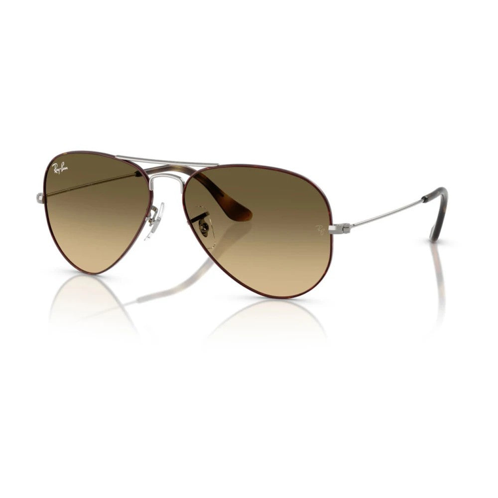 Ray-Ban Aviator – Havana on Gunmetal/Brown Vintage Gradient