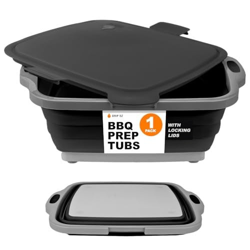 Drip EZ Jr. BBQ Prep Tub Pit‑Master Black