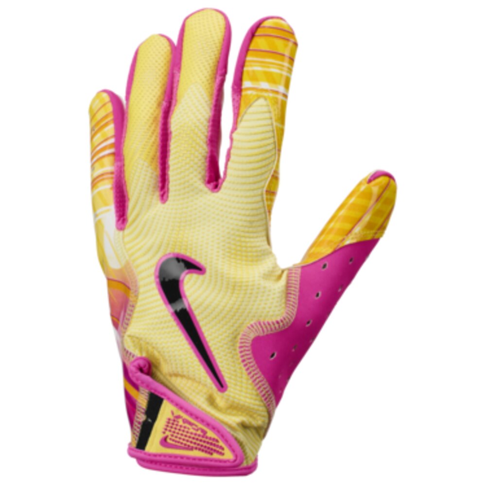 Vapor Jet 8.0 Energy Combine Football Gloves, 2X - Orange & Pink