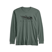 Sitka Icon Long Sleeve Crewneck Tee - Slate Green