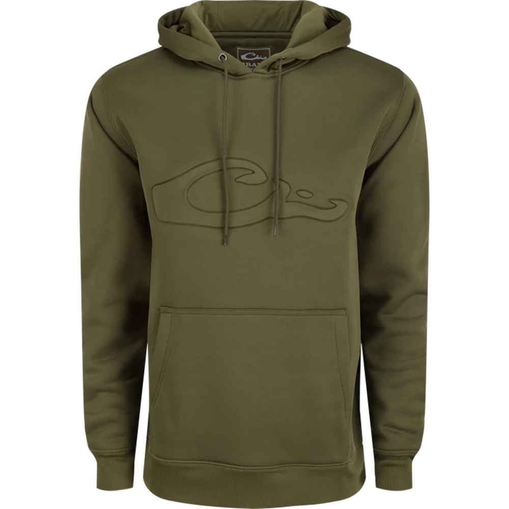 Drake Back Eddy Embossed Logo Hoodie