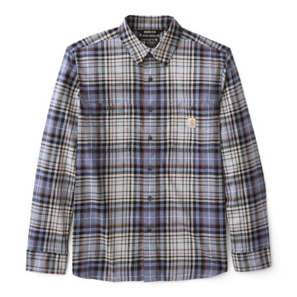 Carhartt Rugged Flex Relaxed Fit Lightweight Long-Sleeve Plaid Shirt