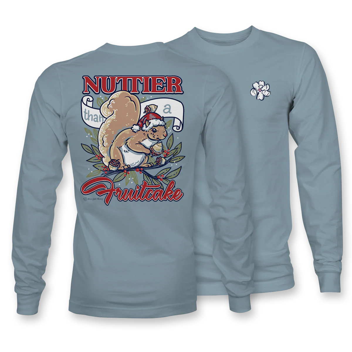Itsa Girl Thing Women's Long Sleeve Nuttier Fruitcake T-Shirt