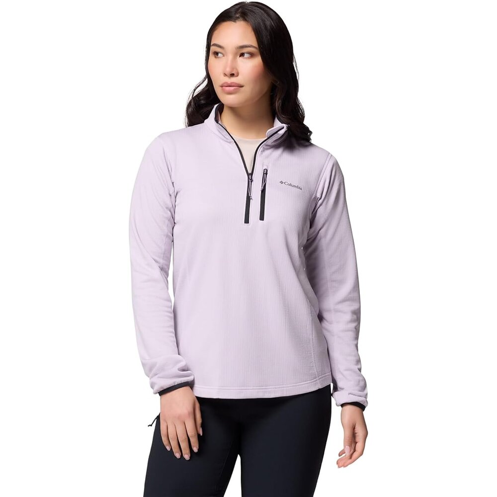 Columbia Women's Essential Hike Grid Fleece Half Zip Jacket