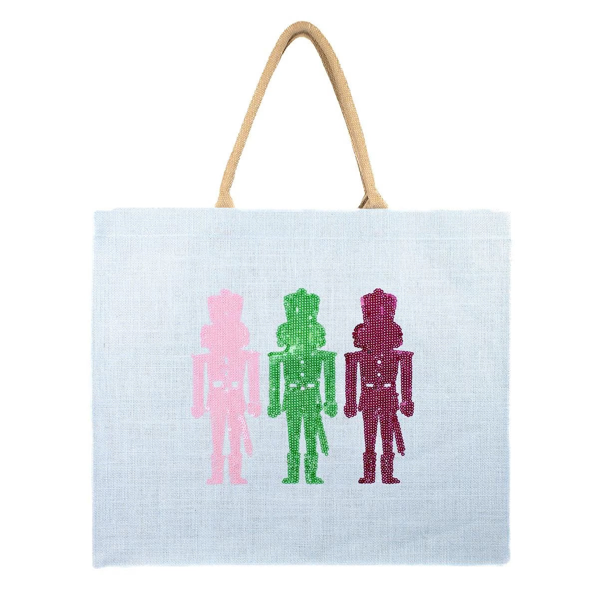 The Royal Standard Candy Nutcracker Sequin Carryall Tote