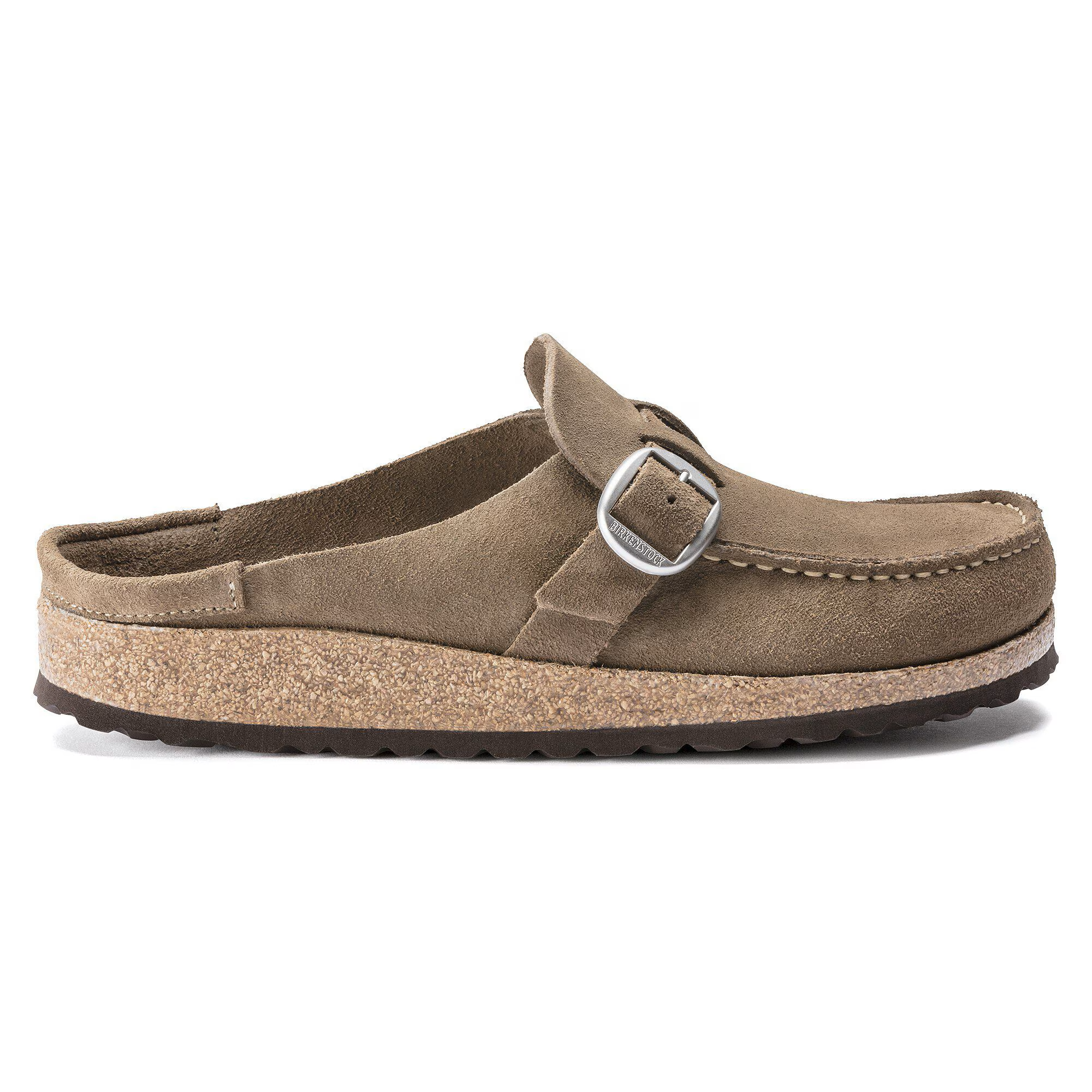 Birkenstock Buckley Suede Grey Taupe Clog