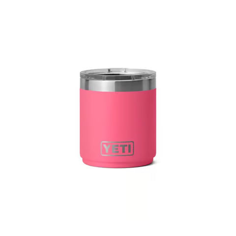 Yeti Rambler 10oz Lowball 2.0 Tumbler with MagSlider Lid - Tropical Pink