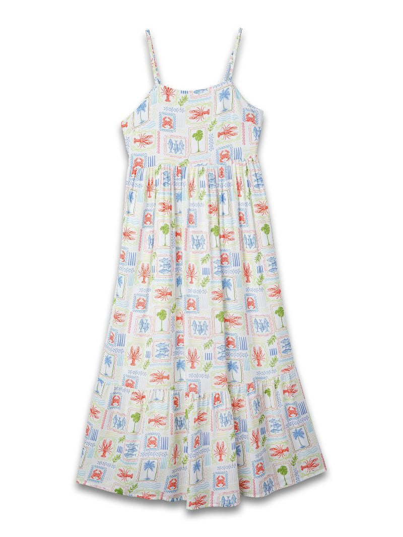 Simply Southern Women's Tiered Coastal Dress
