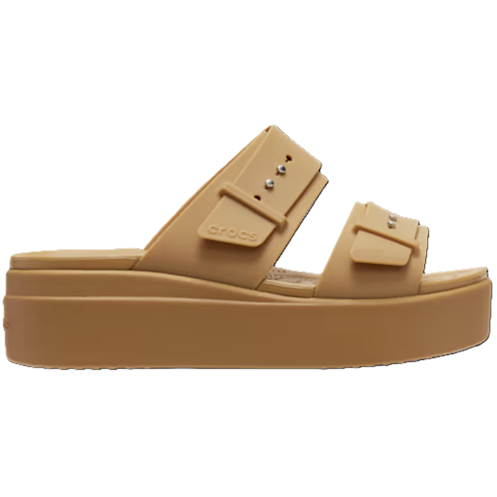 Crocs Women's Brooklyn Buckle Low Wedge Sandals