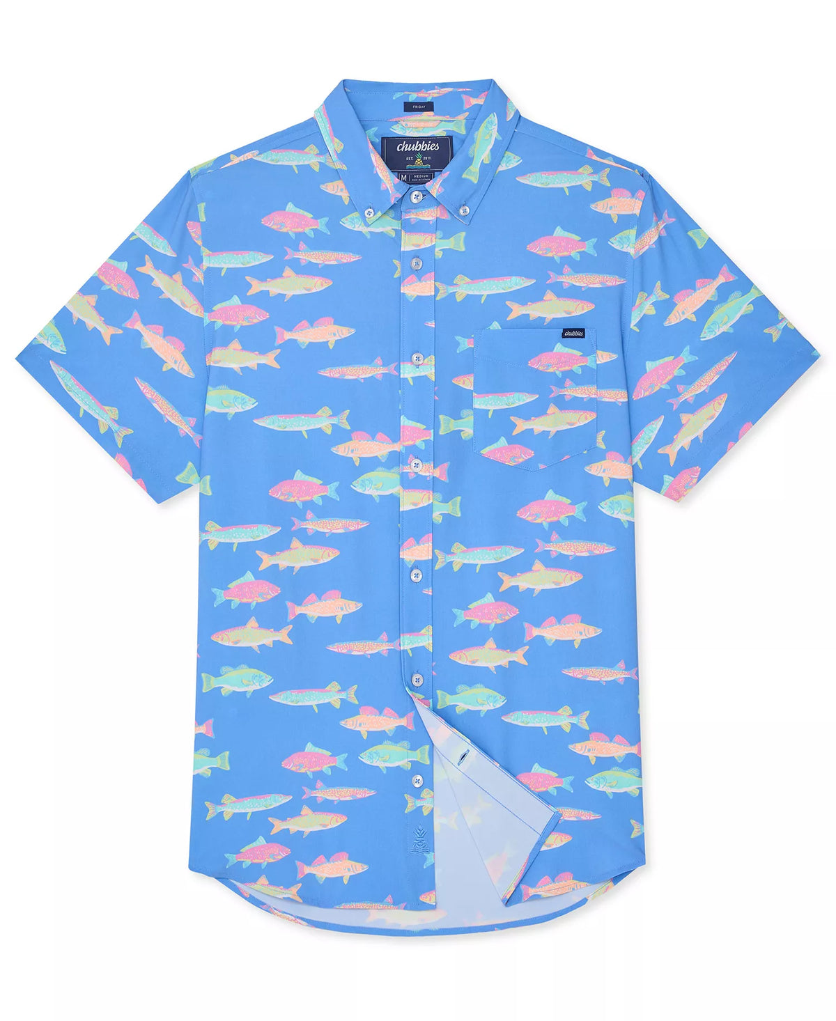 Chubbies Men's Get Schooled Performance Friday Shirt