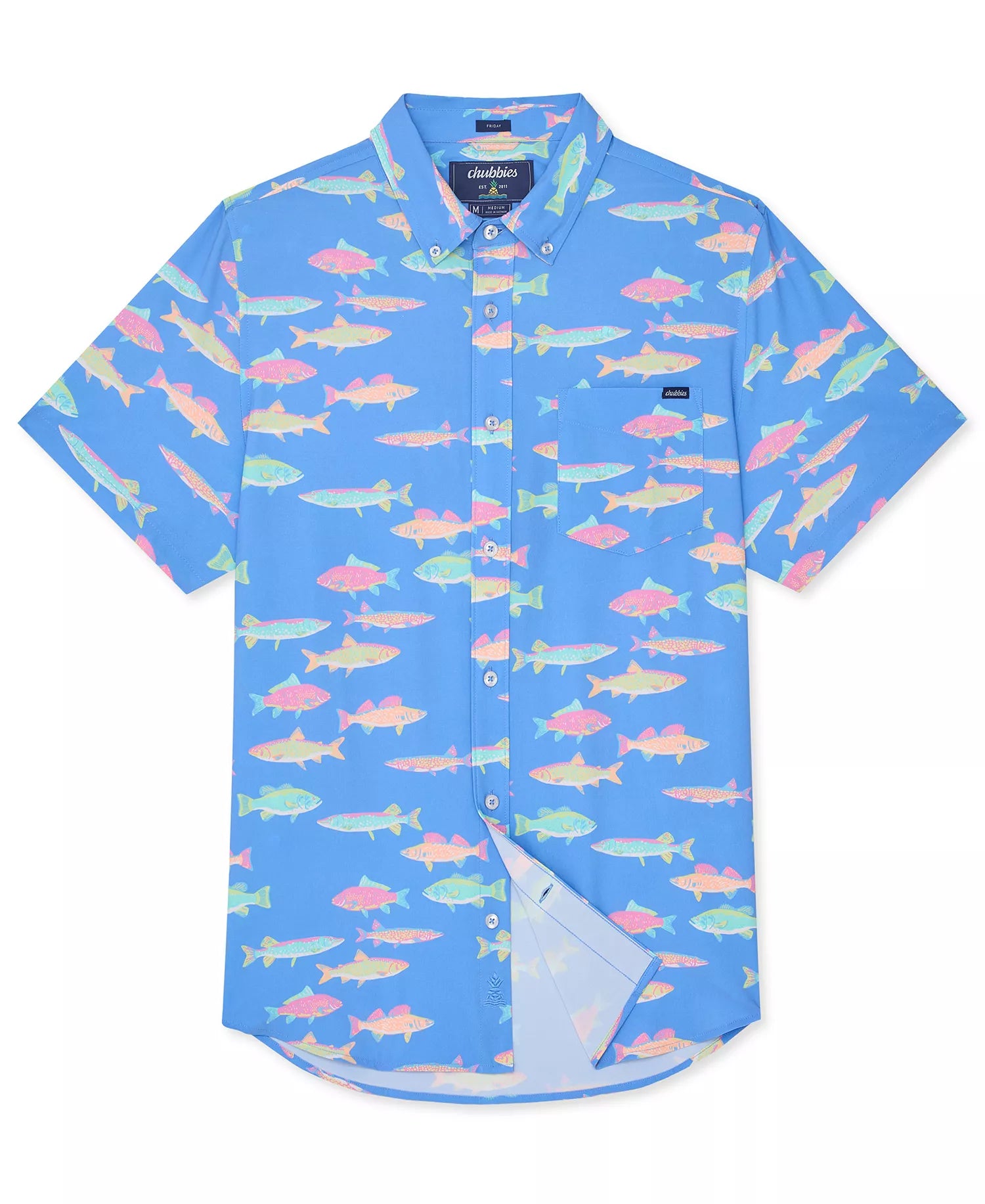 Chubbies Men's Get Schooled Performance Friday Shirt