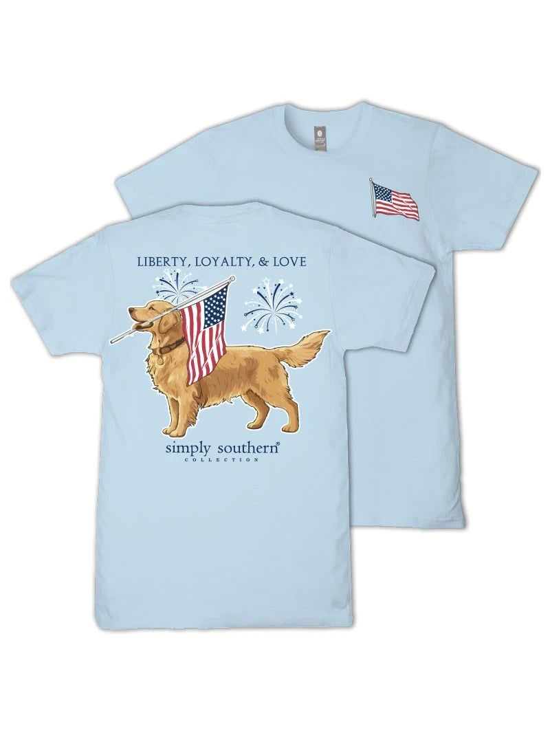 Simply Southern Youth Loyalty Tee - Ice