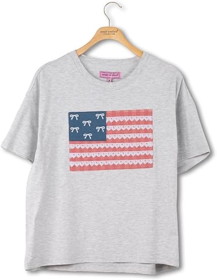 Simply Southern Women's Applique USA Tee