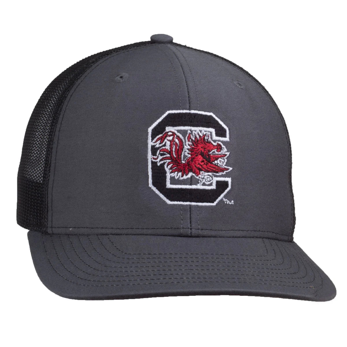 Palmetto Shirt Co. Gamecocks Block C Logo Hat - Charcoal/Black