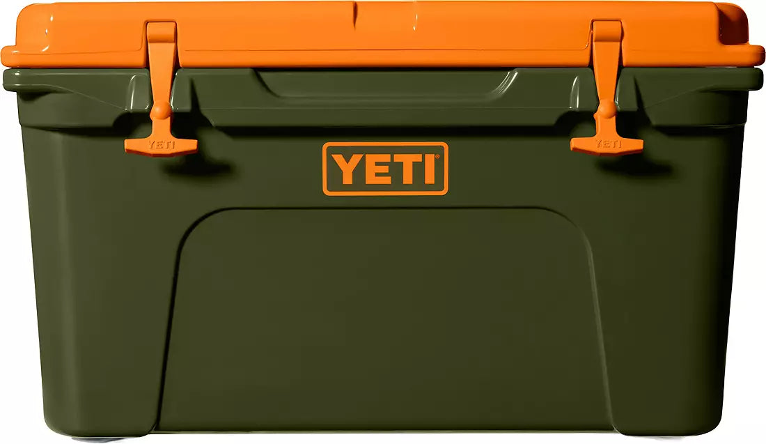 Yeti Tundra 45 Cooler - Olive/King Crab Orange
