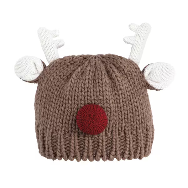 Mud Pie Reindeer Chunky Knit Hat