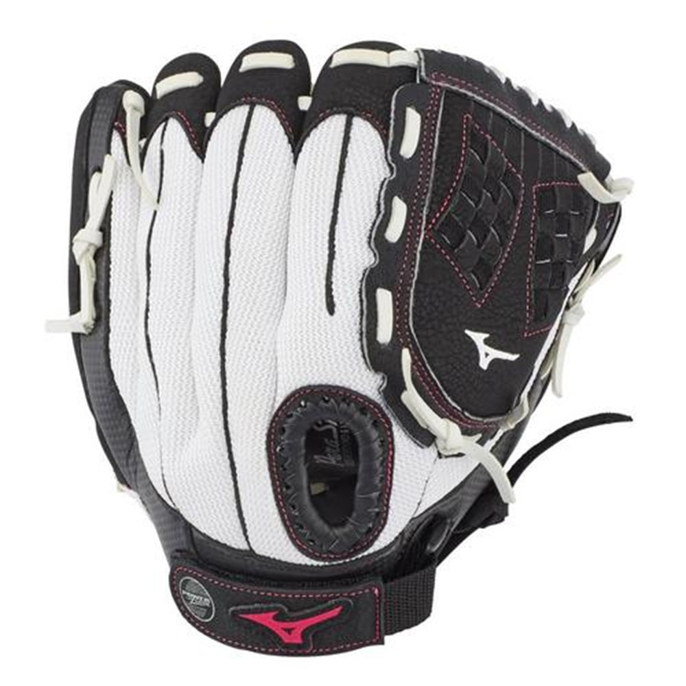Mizuno Prospect Finch GPP1105F3 11" Youth Fastpitch Softball Glove – Black/White