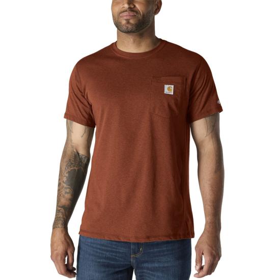 Carhartt Force Relaxed-Fit Midweight Short-Sleeve Pocket T-Shirt