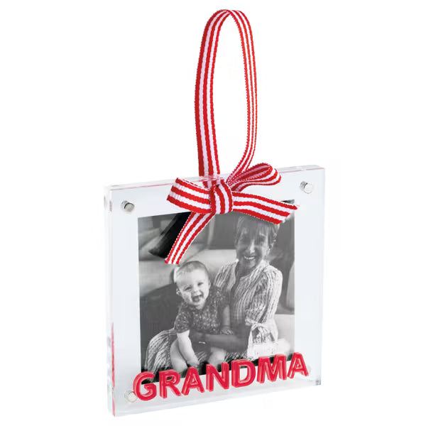 Mud Pie Grandma Frame Ornament