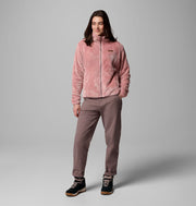 Columbia Women's Fire Side II Sherpa Full Zip Fleece - Eraser Pink
