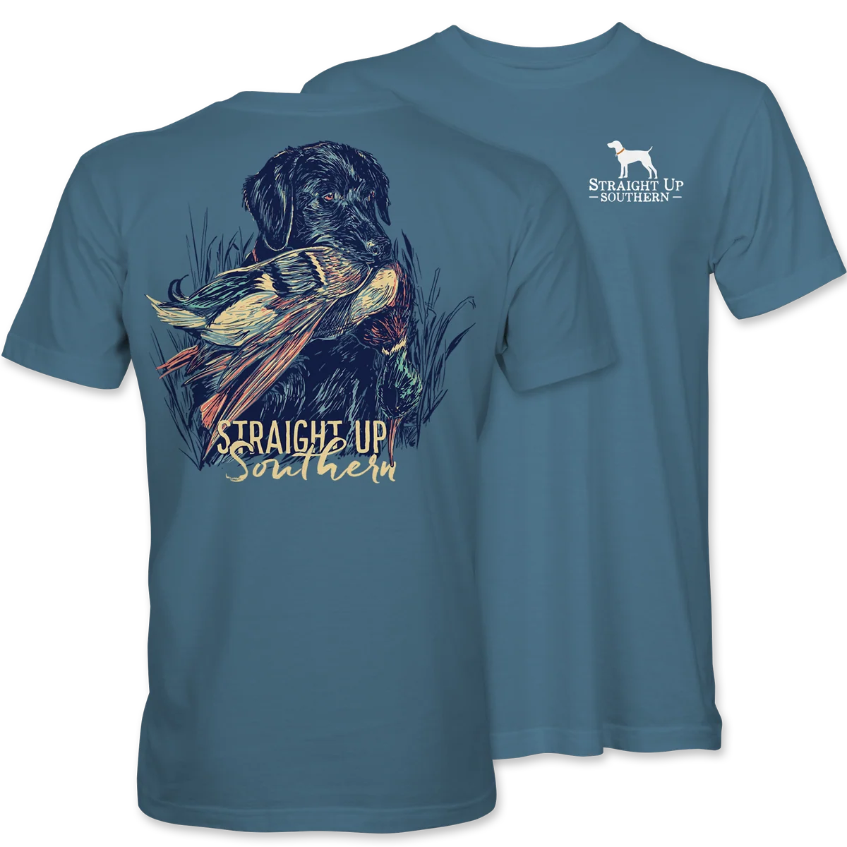 Straight Up Southern Men's Lab With Duck Tee