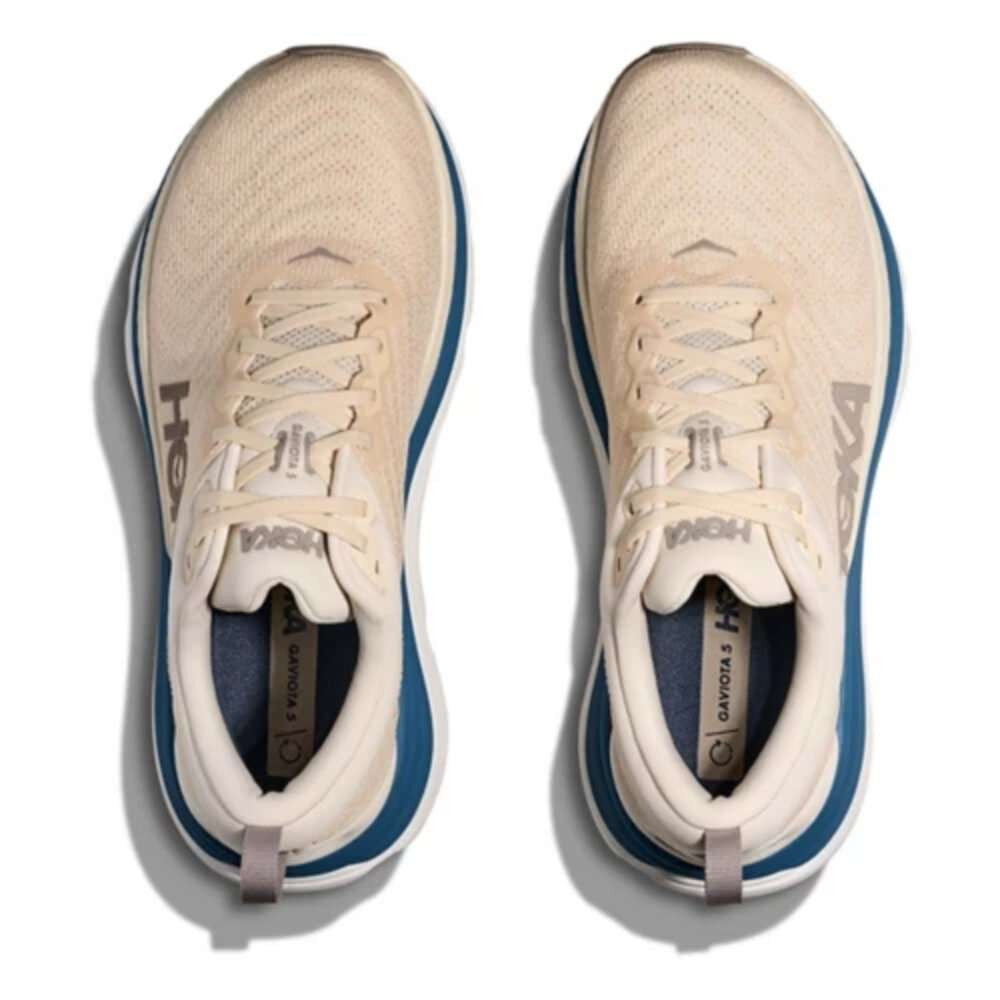 Hoka Men's Gaviota 5 Running Shoe - Birch/Foggy Night