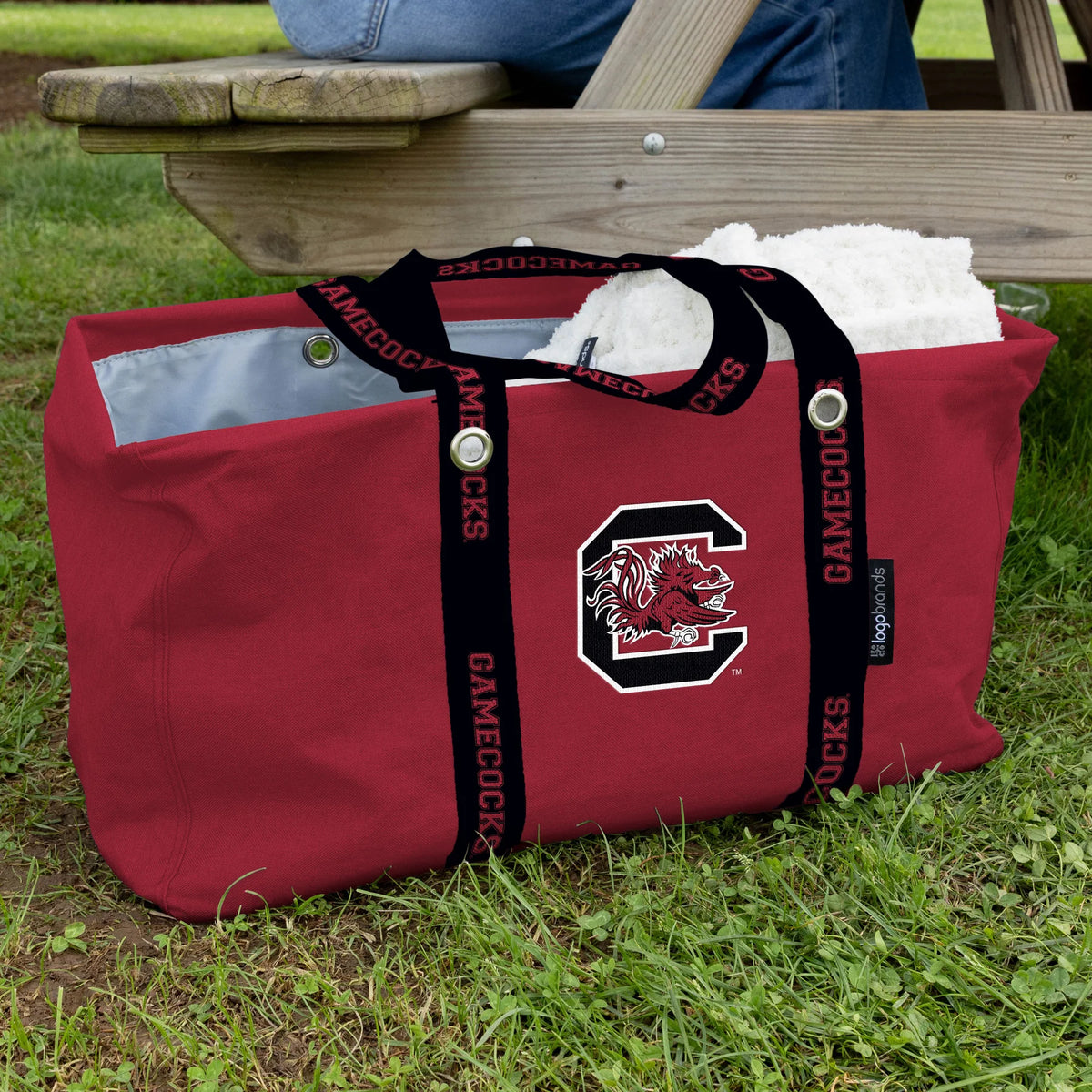 Logo South Carolina Picnic Caddy with Strap