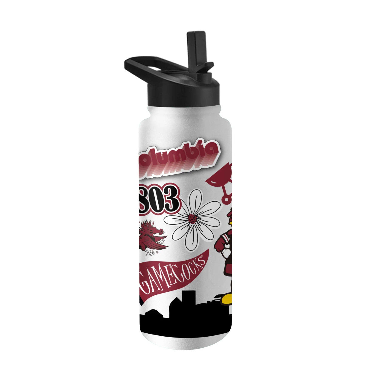Logo South Carolina 34 oz Native Quencher Bottle