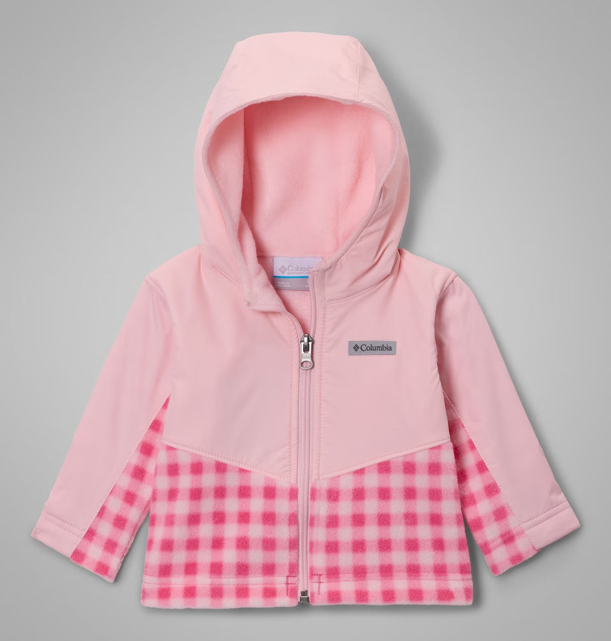 Columbia Infant Steens Mountain II Overlay Hooded Fleece Jacket