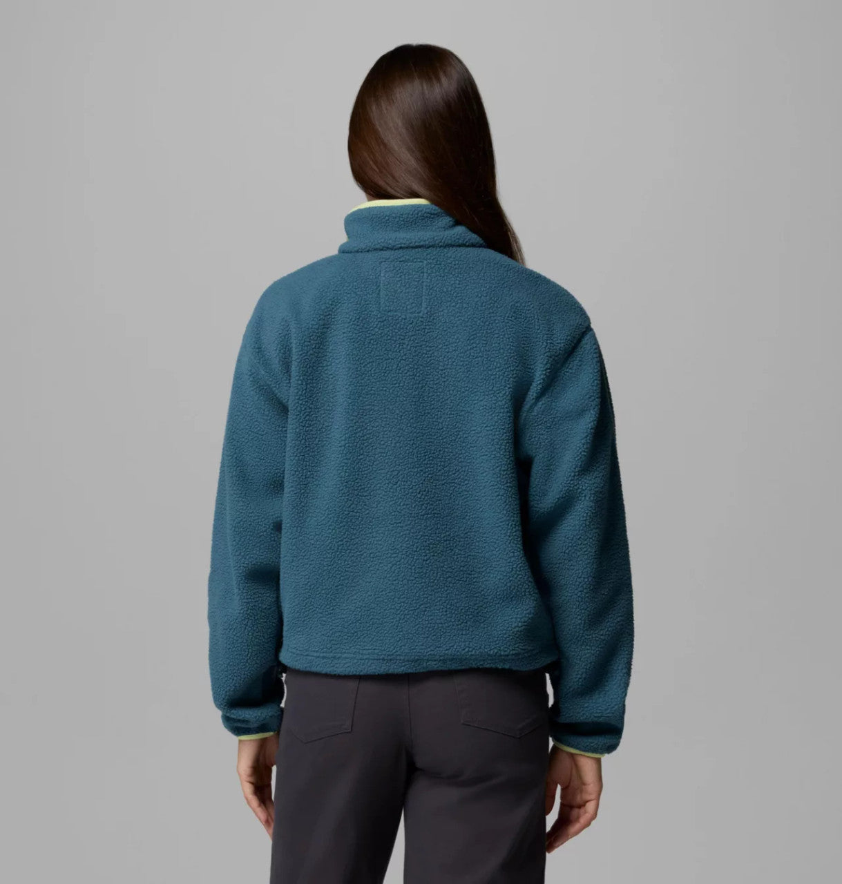 Columbia Women's Helvetia II Cropped Half Snap Fleece Pullover - Everblue