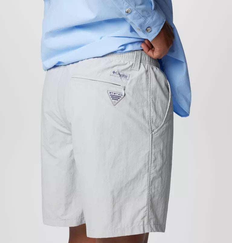 Columbia 8" Men's PFG Backcast IV Water Shorts - Cool Grey