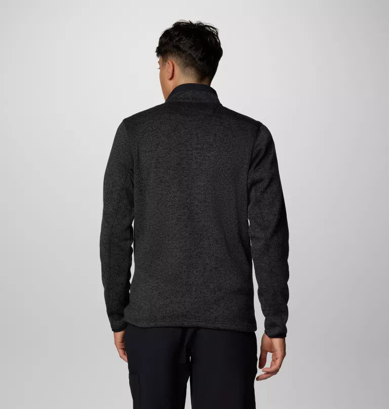 Columbia Men's Sweater Weather Full Zip Jacket - Black Heather