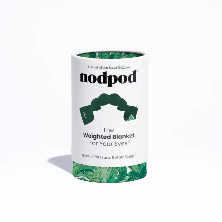 Nodpod Weighted Sleep Mask - Resort Collection Palmleaf