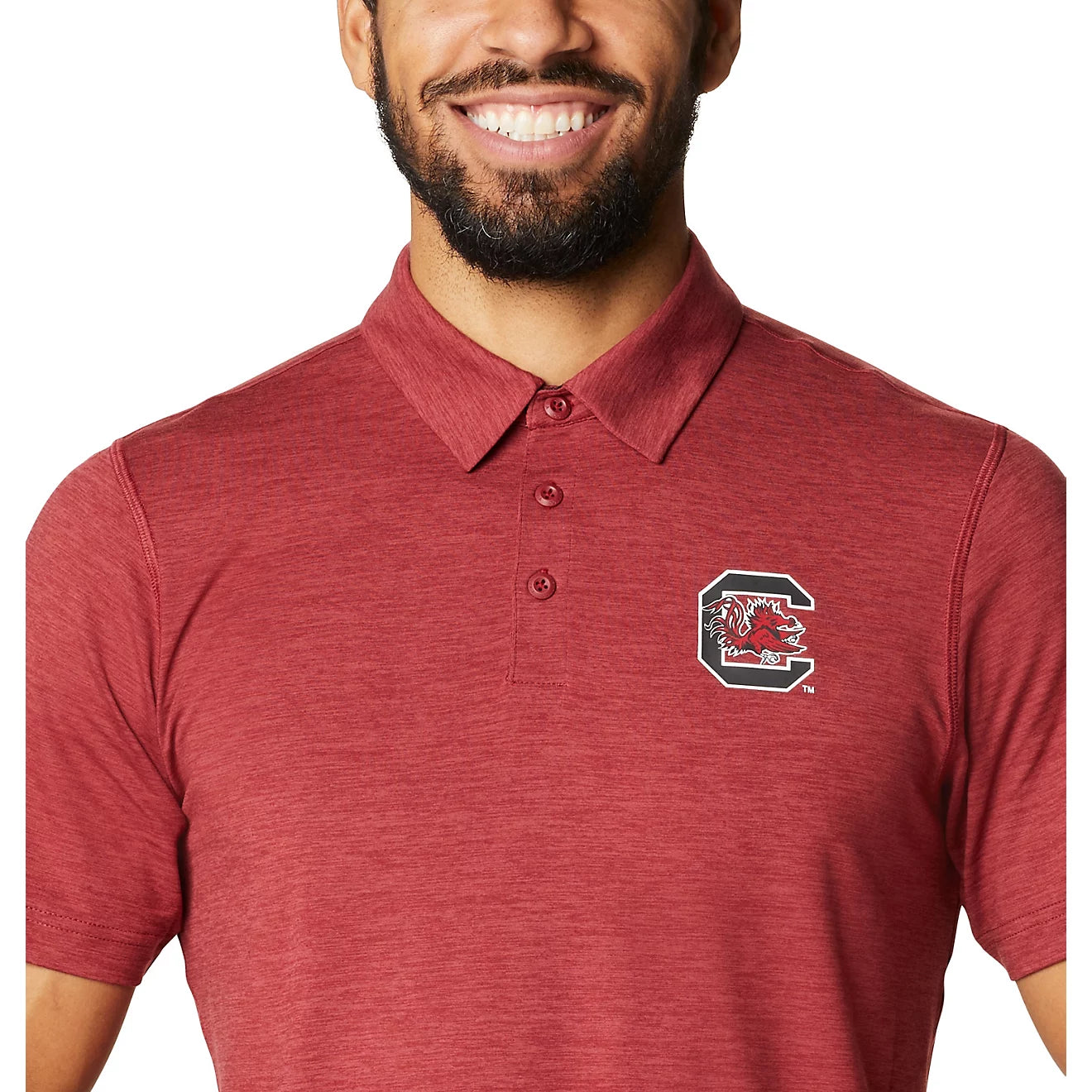 Columbia Men's University of South Carolina Tech Trail Polo