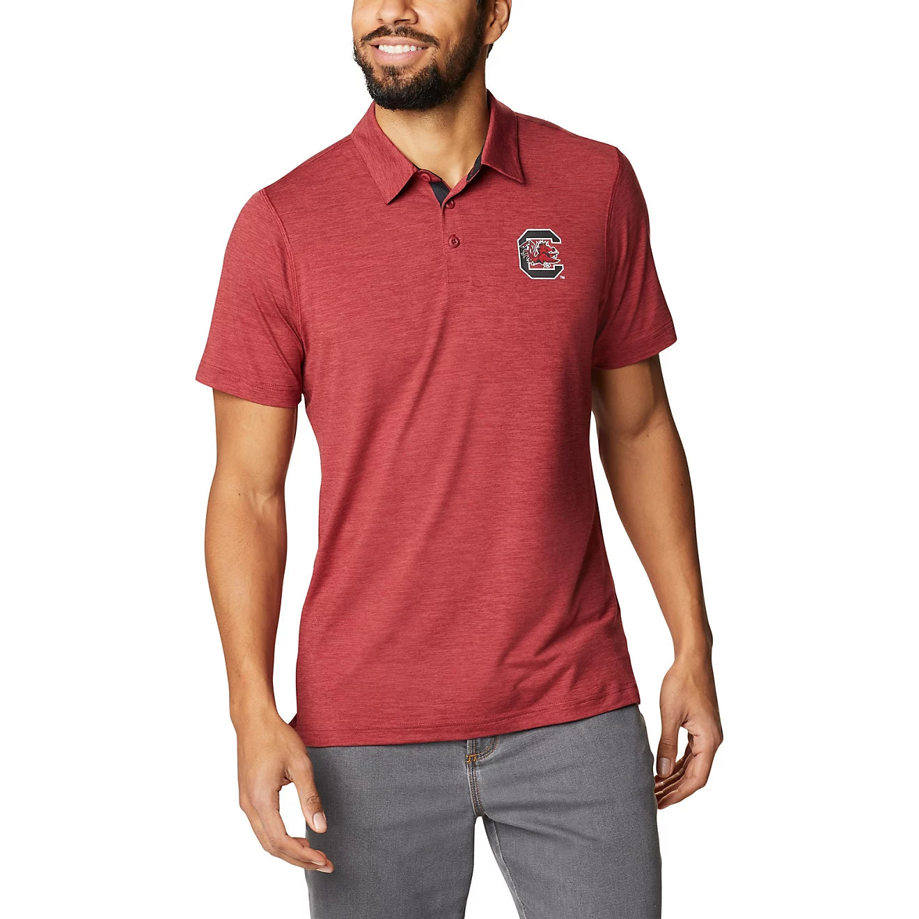 Columbia Men's University of South Carolina Tech Trail Polo