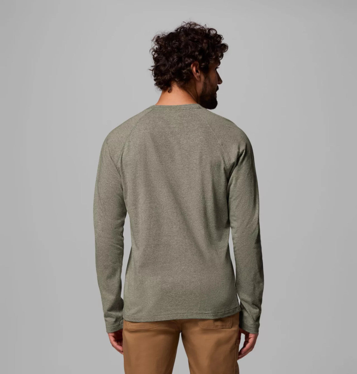 Columbia Men's Thistletown Hills Raglan Henley - Stone Green Heather
