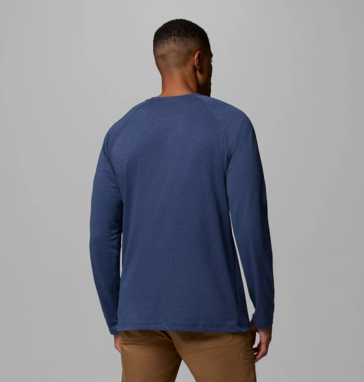Columbia Men's Thistletown Hills Raglan Henley - Dark Mountain Heather